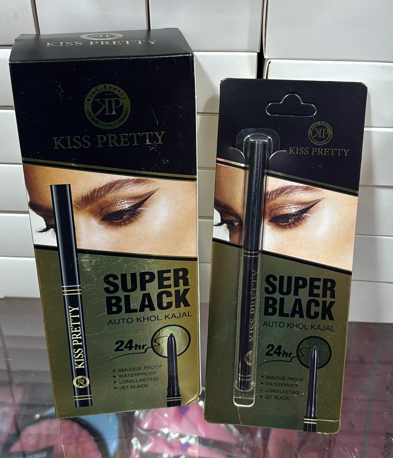 Kiss Pretty Black Waterproof & Smudge-Proof Kajal