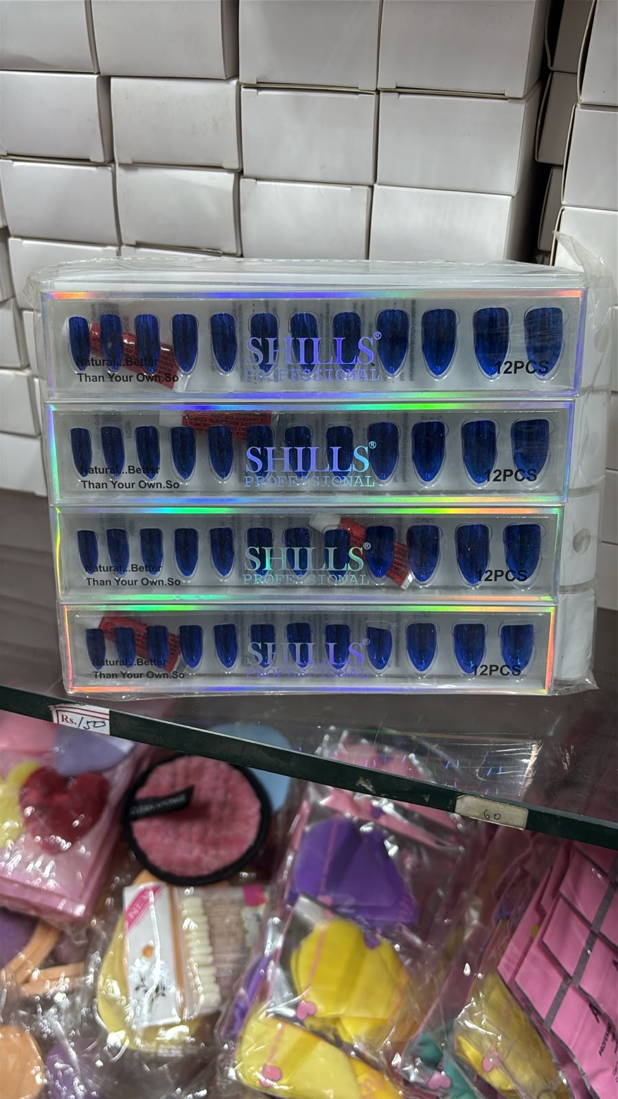 Shills Professional False Nail Set (12-Piece Pack)
